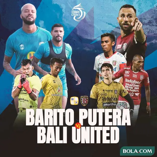 Liga 1 - Duel Antarlini - Barito Putera Vs Bali United