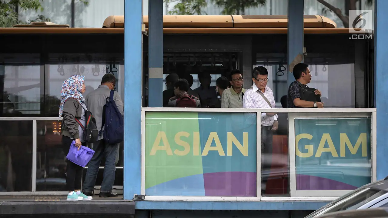 Sambut Asian Games 2018, Layanan Bus Transjakarta Gratis Mulai 1 Agustus