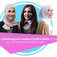 Kebahagiaan Laudya Cynthia Bella dan 5 Artis Menikah dengan Duda. (Foto: Nurwahyunan/Bintang.com, Adrian Putra/Bintang.com dan Instagram/laudyacynthiabella, Desain: Nurman Abdul Hakim/Bintang.com)