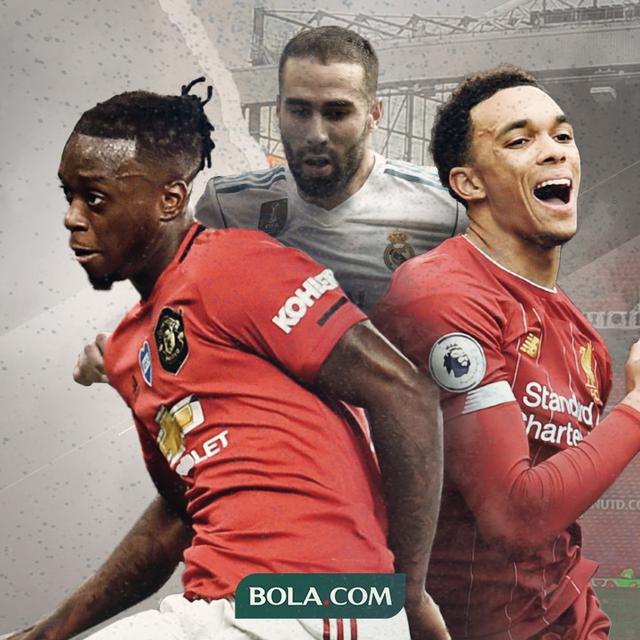 Aaron Wan-Bissaka, Dani Carvajal dan Trent Alexander-Arnold