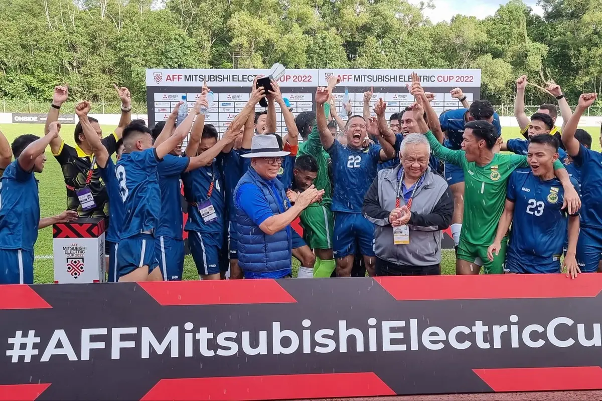 Brunei Darussalam lolos ke penyisihan grup Piala AFF 2022.
