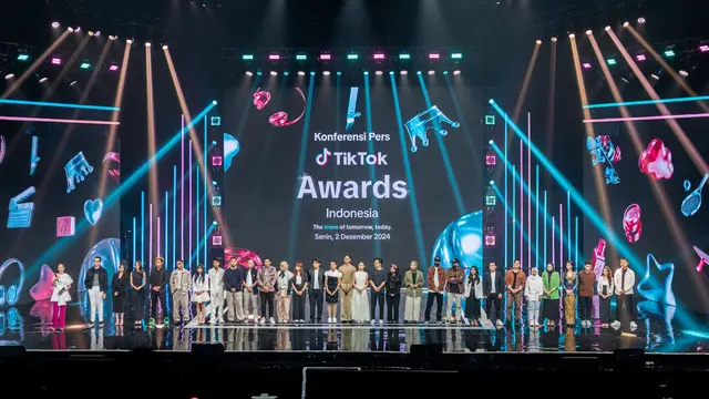 Konferensi Pers TikTok Awards Indonesia 2024 di Studio RCTI (Dok/TikTok)