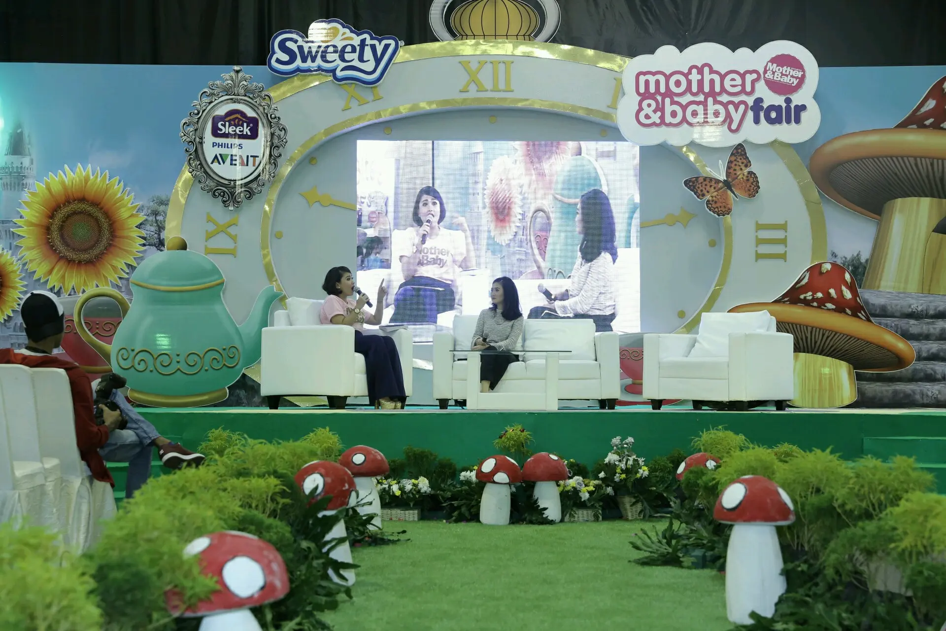 Keceriaan Para Bayi di Mother and Baby Fair 2017. (Bintang.com/Galih W. Satria)