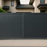 15 Model Pintu Pagar Dorong Minimalis Modern Populer di 2025, Elegan dan Fungsional (sumber:AI)