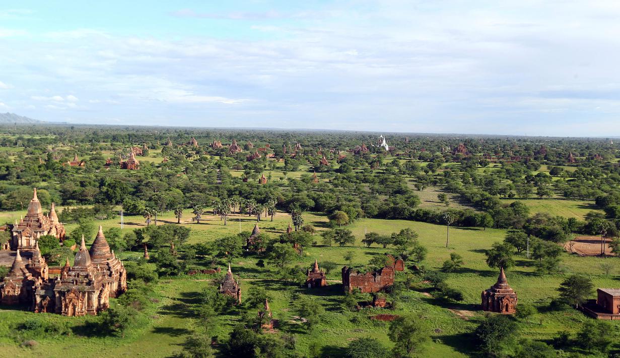 Foto Terpesona Hamparan Ribuan Kuil Indah Nan Menggoda Di Myanmar Lifestyle Liputan6 Com