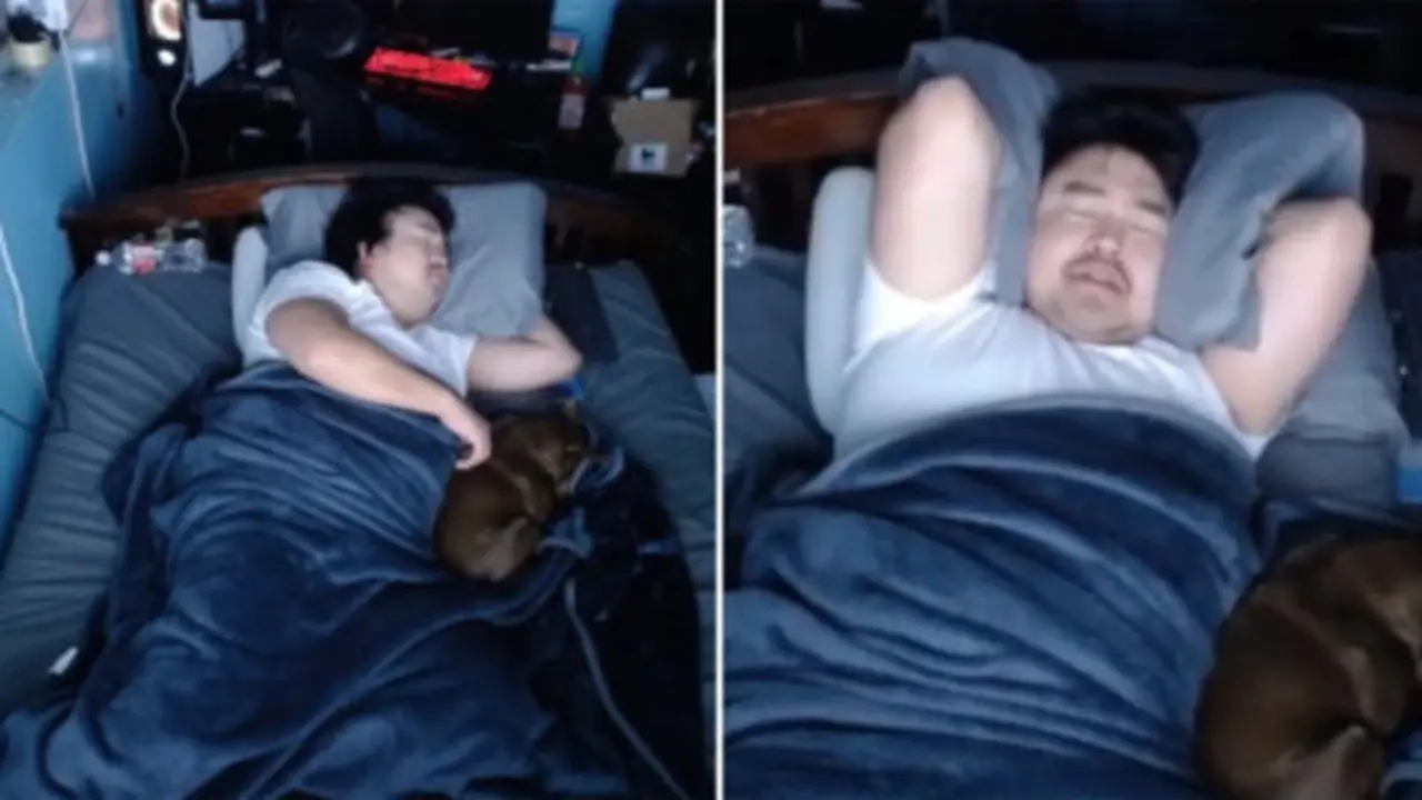 Izinkan Netizen Ganggu Tidurnya saat Live Streaming, YouTuber Ini Raup Untung Rp 200 Juta