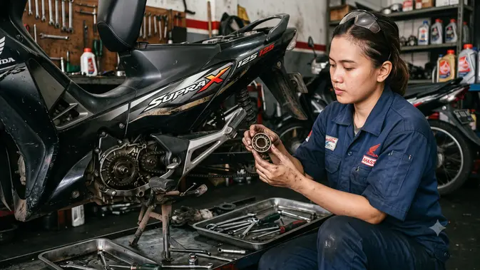 Ukuran Bearing Roda Belakang Supra X 125, Kode 6301 dan Panduan Lengkapnya