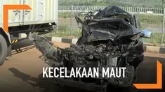 Empat pemudik asal Ponorogo, Jawa Timur tewas seketika setal mengalami kecelakaan di tol Batang-Semarang.
