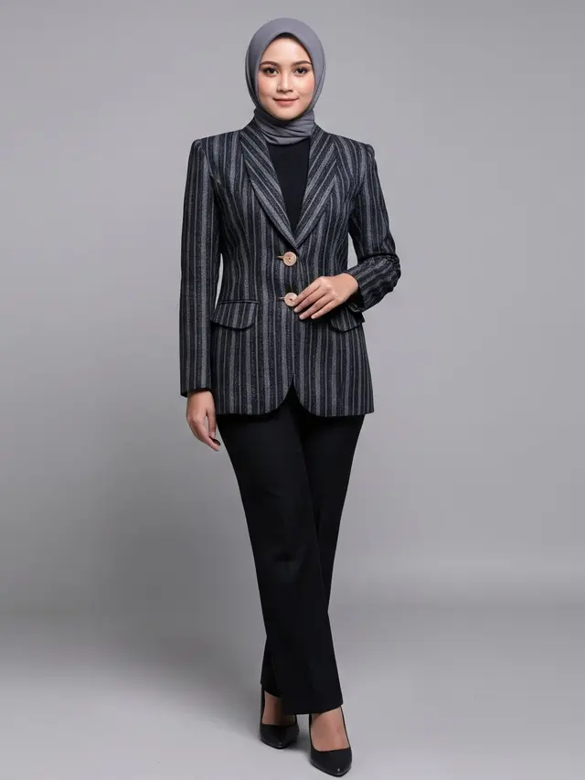 Model Baju Lurik Resmi untuk Anak Muda/ Ilustrasi AI