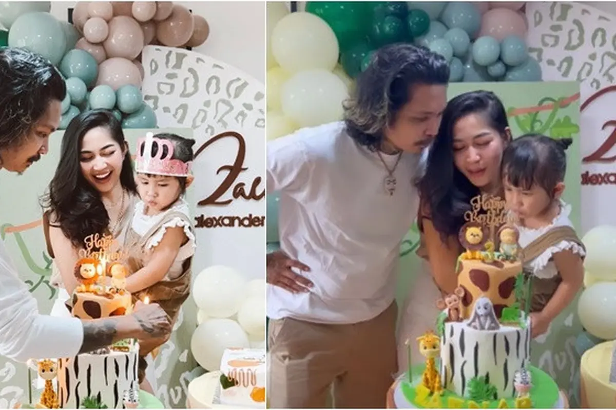 6 Potret Young Lex di Ultah Sang Anak, Tampil Berkumis Disebut Mirip Limbad