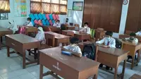 Sekolah di Banyuwangi Mulai Lakukan Pembelajaran Tatap Muka secara Terbatas. (Foto:Dok.Pemkab Banyuwangi)