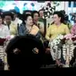 Megawati dan Puan duduk di samping Sultan HB X dan GKR Hemas. (Liputan6.com/Fathi Mahmud)