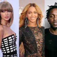 Ed Sheeran, Taylor Swift, Beyonce, Kendrick Lamar