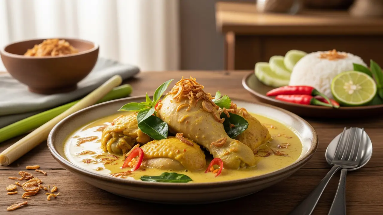 Opor Ayam Tanpa Santan