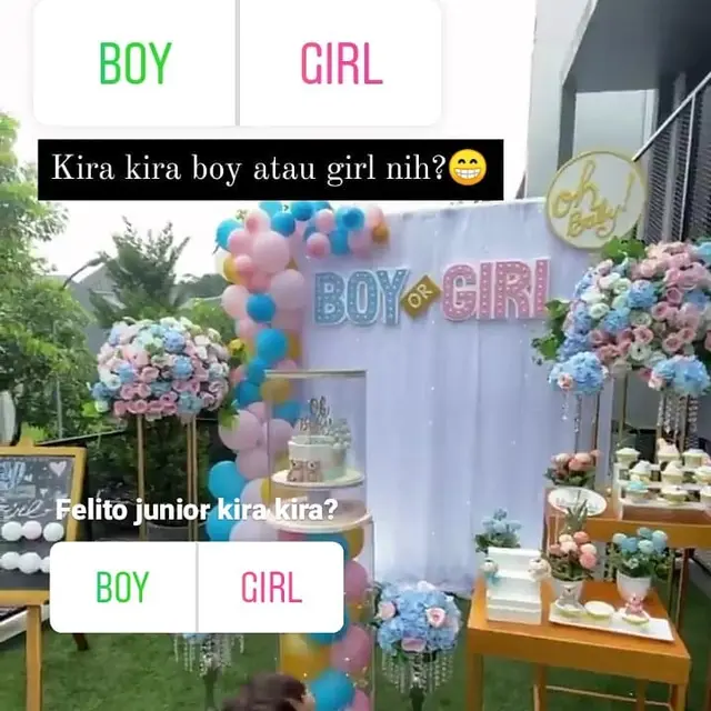 6 Momen Felicya Angelista dan Caesar Hito Ungkap Jenis Kelamin Anak Pertama