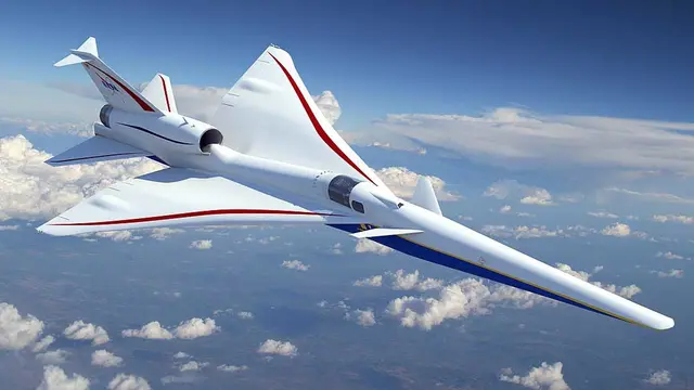 pesawat X-59 QueSST (sumber: Lockheed Martin)