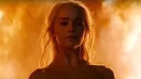 Emilia Clarke, di salah satu episode Game of Thrones musim keenam. (HBO)