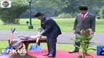 Presiden Joko Widodo menerima kunjungan kenegaraan Sultan Hassanal Bolkiah Mu'zzaddin Waddaulah bersama istrinya di Istana Bogor.