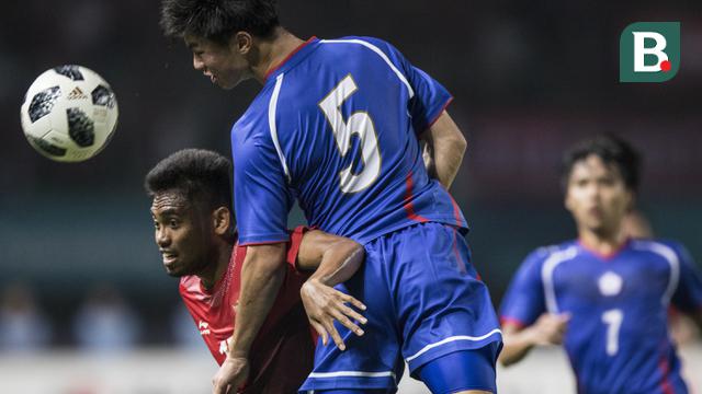 Sepak Bola : Indonesia Vs Chinese Taipei
