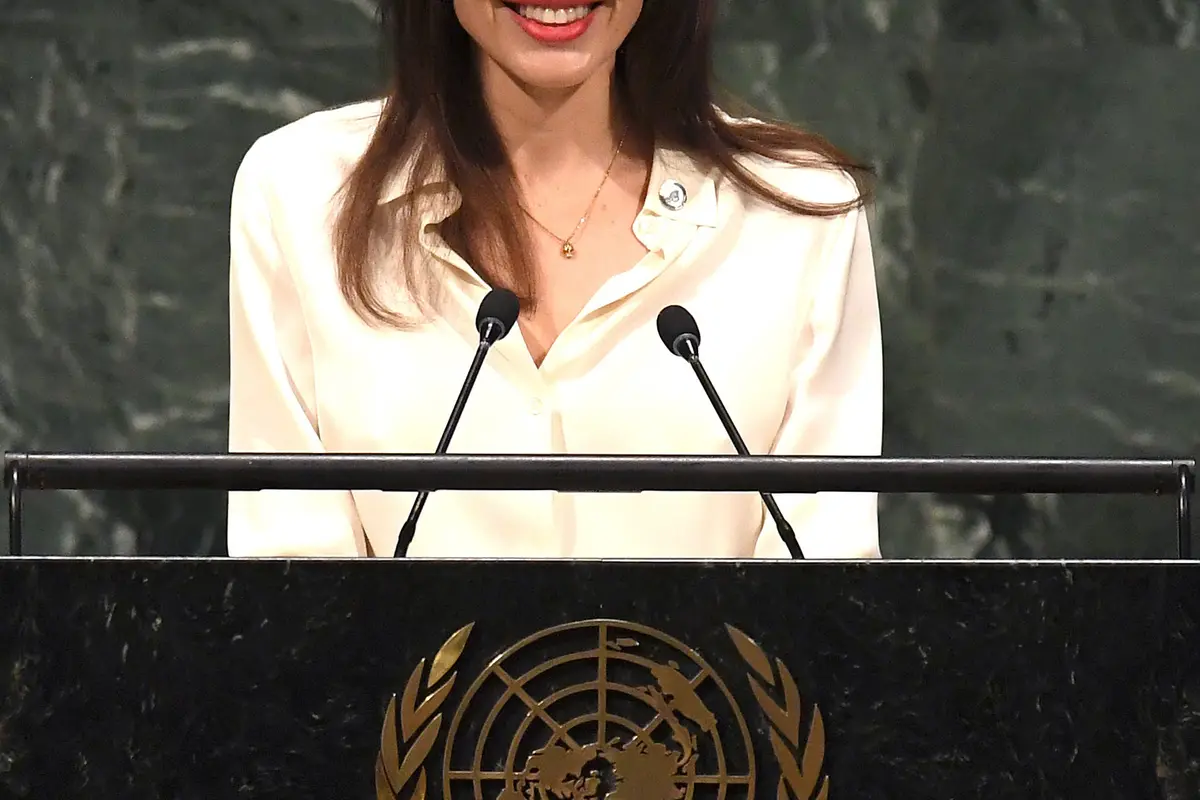 Pidato Angelina Jolie di PBB Mendorong Perempuan dalam Perdamaian Dunia