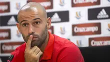 Javier Mascherano mengakui kalau Atletico Madrid adalah lawan yang sulit ditundukkan. (EPA/Quique Garcia)