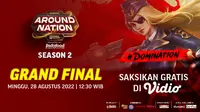 Link Live Streaming Grand Final Around Nation Mobile Legends di Vidio 28 Agustus 2022