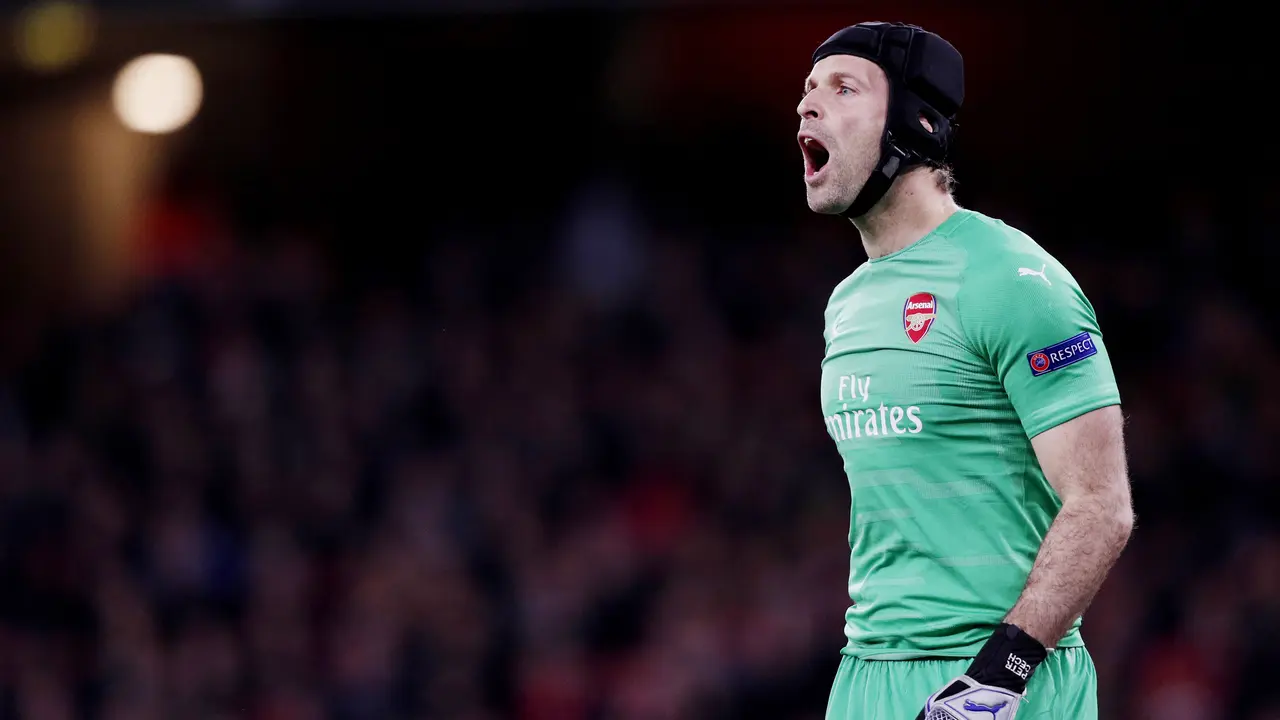 Petr Cech saat memperkuat Arsenal