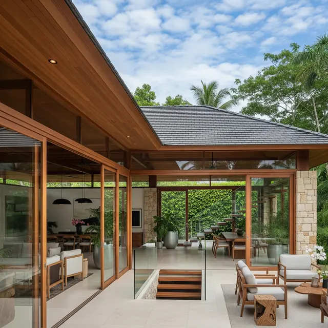 Rumah Sederhana Tapi Mewah Atap Genteng (Image by Gemini AI)