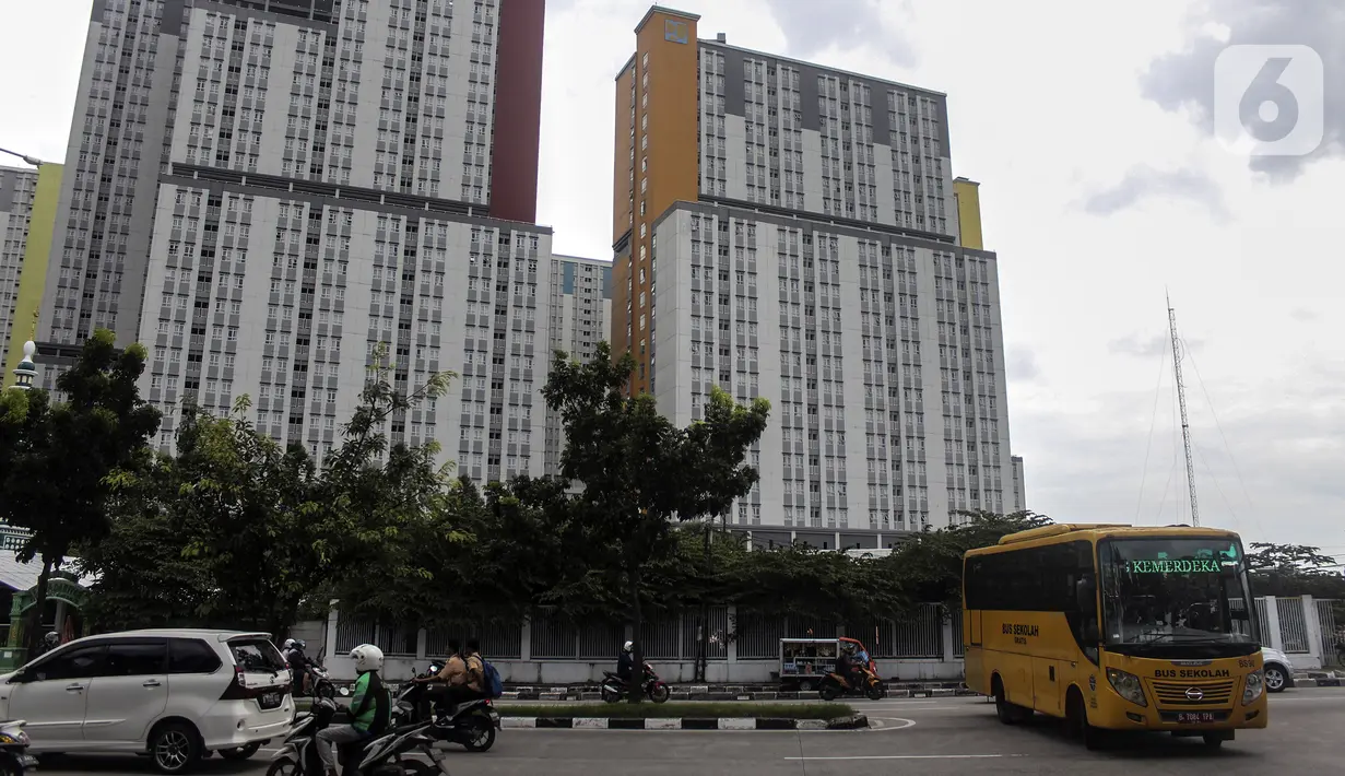 Suasana tempat karantina pasien COVID-19 Wisma Atlet, Jakarta, Kamis (3/3/2022). Hingga 2 Maret 2022, pemerintah mencatat 5.630.096 kasus positif COVID-19 di Indonesia, 4.944.237 orang di antaranya telah dinyatakan sembuh sementara 149.0362 orang lainnya meninggal dunia. (Liputan6.com/Johan Tallo)