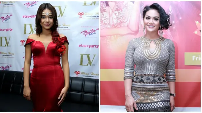 [Bintang] Aurel Hermansyah dan Krisdayanti 