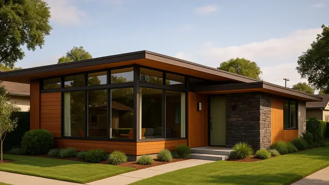 Model Rumah Minimalis Bergaya Retro