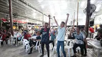 Amanah Gelar Nobar Timnas Indonesia, Masyarakat Aceh Sambut Antusias