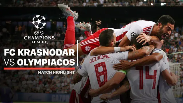 Berita video highlights leg II playoff Liga Champions 2019-2020 antara Krasnodar melawan Olympiakos yang berakhir dengan skor 1-2, Selasa (27/8/2019).