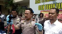 Polresta Yogyakarta gelar perkara aksi penembakan siswa SMA dengan pistol air gun. (Liputan6.com/Yanuar H)