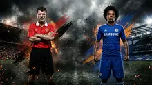 Ilustrasi Roy Keane dan Willian, (Bola.com/AI)
