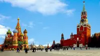 Lapangan Merah (red Square) di jantung kota Moskow, Rusia. (Sumber guidetrip.com)