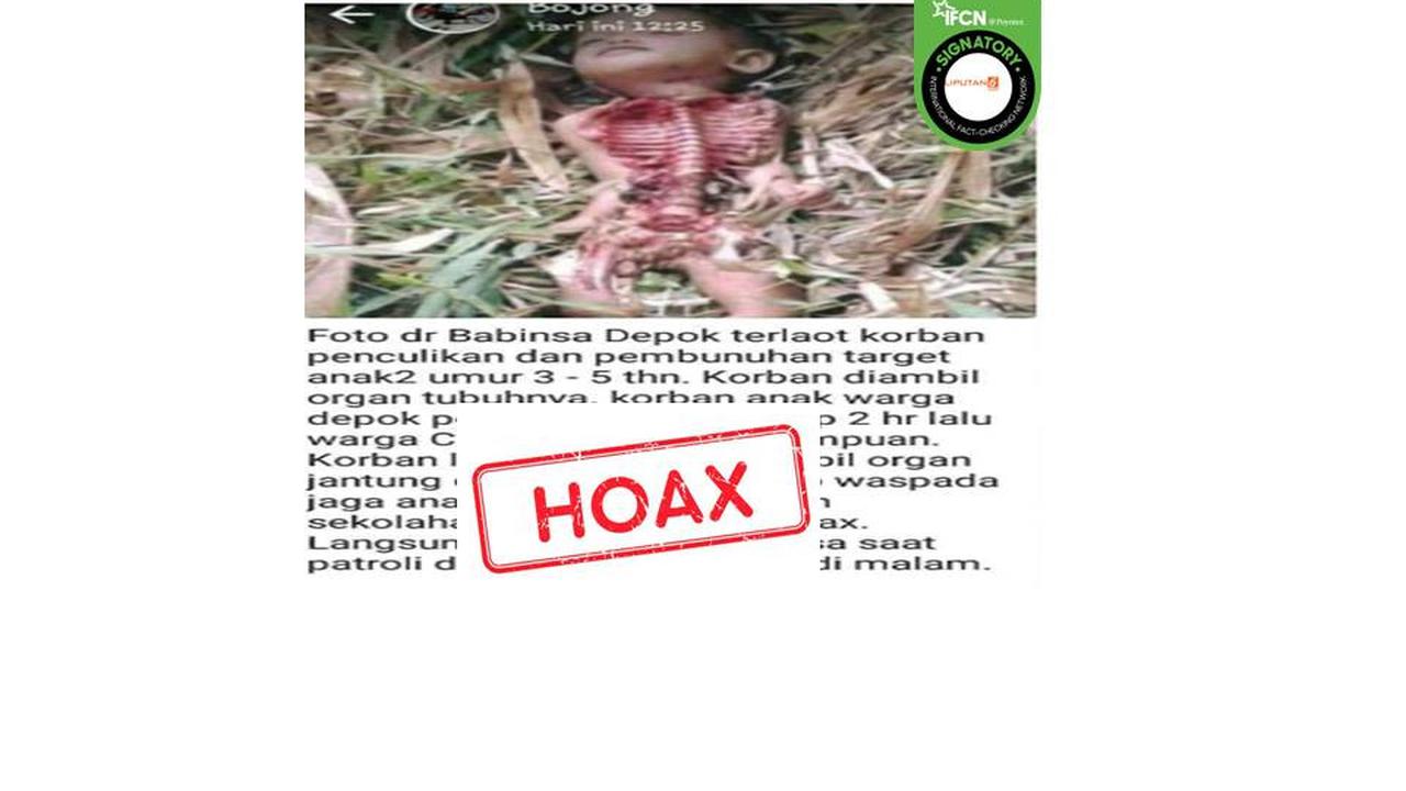Cek fakta penculikan di Depok