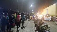 Diduga Takut Terjaring Razia, Pengamen Lompat ke Kali Ancol