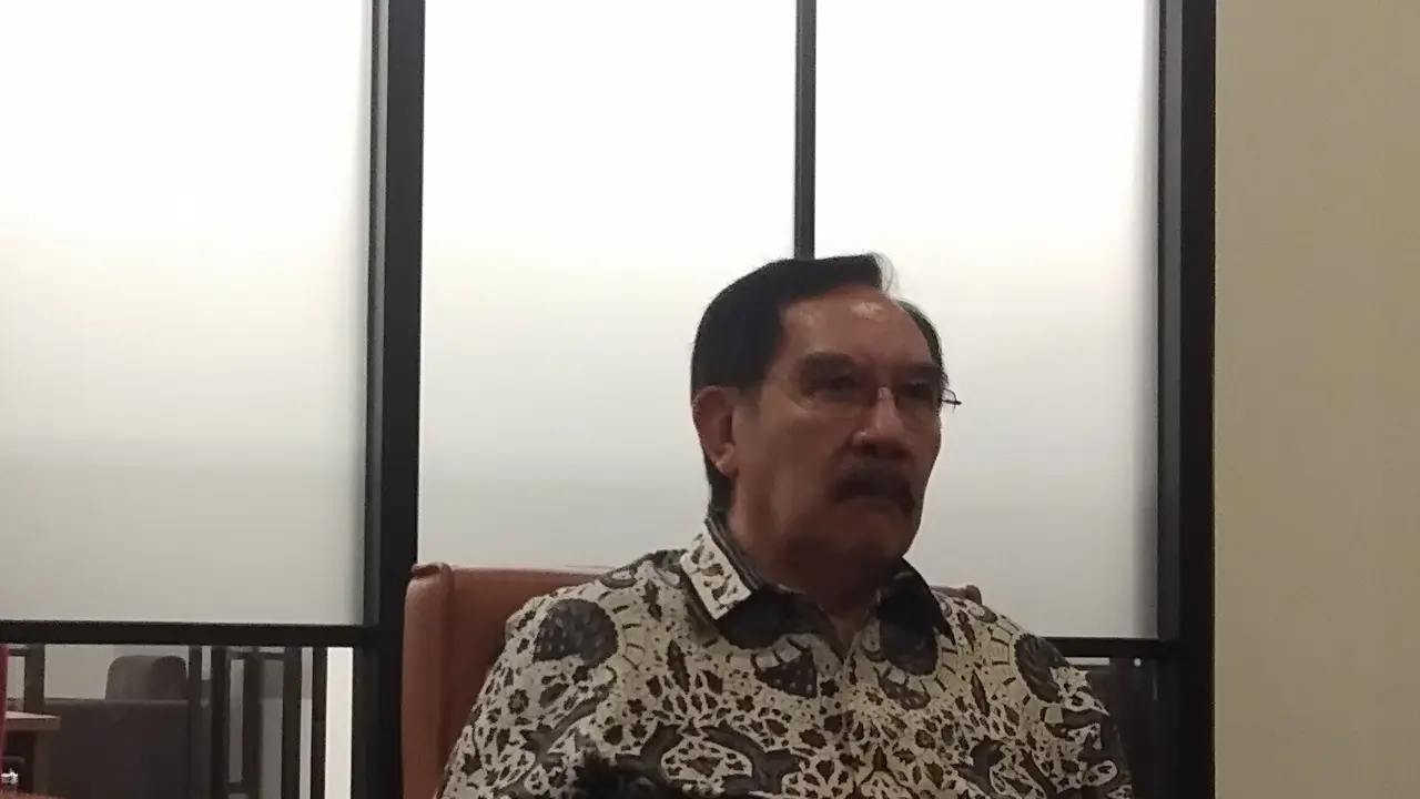 MAntan Ketua KPK Antazari Azhar saat menghadiri