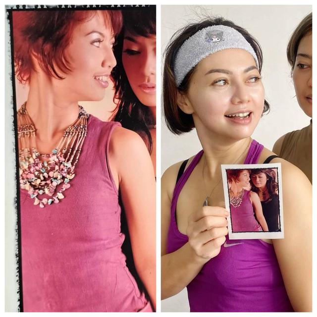 Potret Laksmi AFI Dulu dan Kini (Sumber: IG @dewi58_kawamiya)