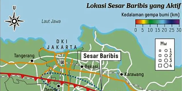 Jejak Gempa Sesar Baribis, Bahaya yang Tidur di Bawah Kaki Jutaan Orang di Jabodetabek