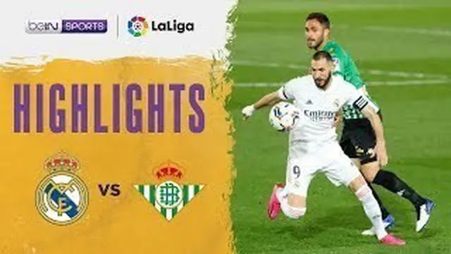 Berita video highlights Liga Spanyol, Real Madrid ditahan imbang Real Betis dengan skor 0-0, Minggu (25/4/21)