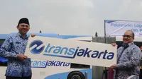 Alasan Ahok Ganti Logo Bus Transjakarta