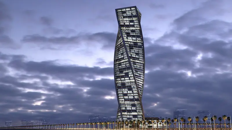 Desain Bangunan Bentuk Spiral Paling Unik di Dunia