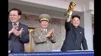 Sebuah video mengungkap bahwa tim Korea Utara sukses masuk ke laga final Piala Dunia 2014.