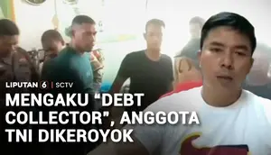 Mengaku "Debt Collector" Anggota TNI Dikeroyok