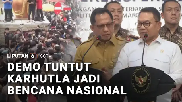 Demo Desak Pemerintah Tetapkan Karhutla sebagai Bencana Nasional