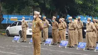 Pemerintah Daerah (Pemda) Garut, Jawa Barat bakal mengucurkan hadiah bagi seluruh vaksinator dan tenaga kesehatan (Nakes) yang telah berjuang dalam program percepatan vaksinasi nasional di Garut. (Liputan6.com/Jayadi Supriadin)