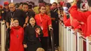 Dalam pidato politiknya, Megawati meminta para kader PDIP mengajarkan rakyat untuk memilih pemimpin yang benar. Sehingga jangan sampai masyarakat Indonesia salah memilih pemimpin. (Liputan6.com/Angga Yuniar)