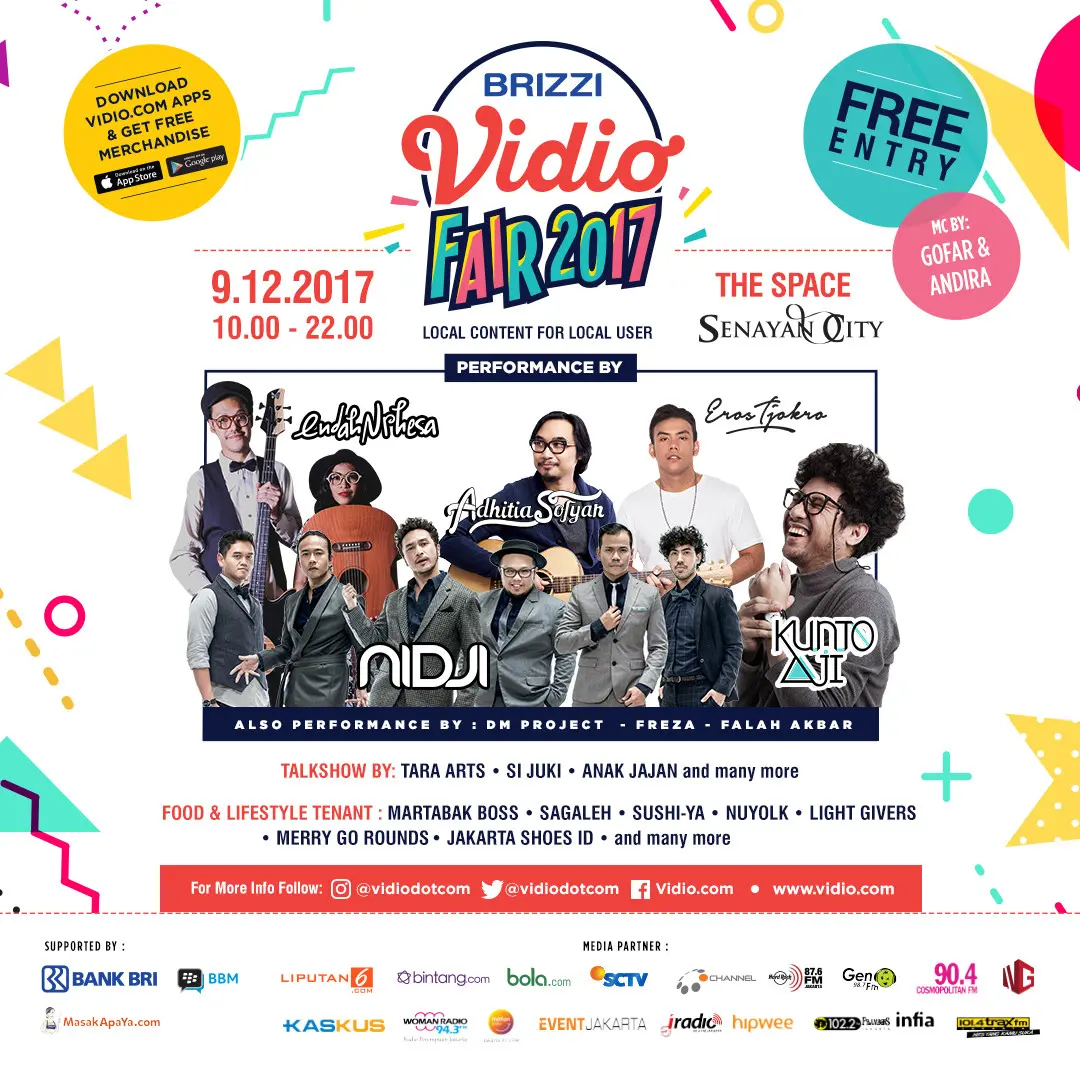 Poster BRIZZI Vidio Fair 2017. (Vidio.com)